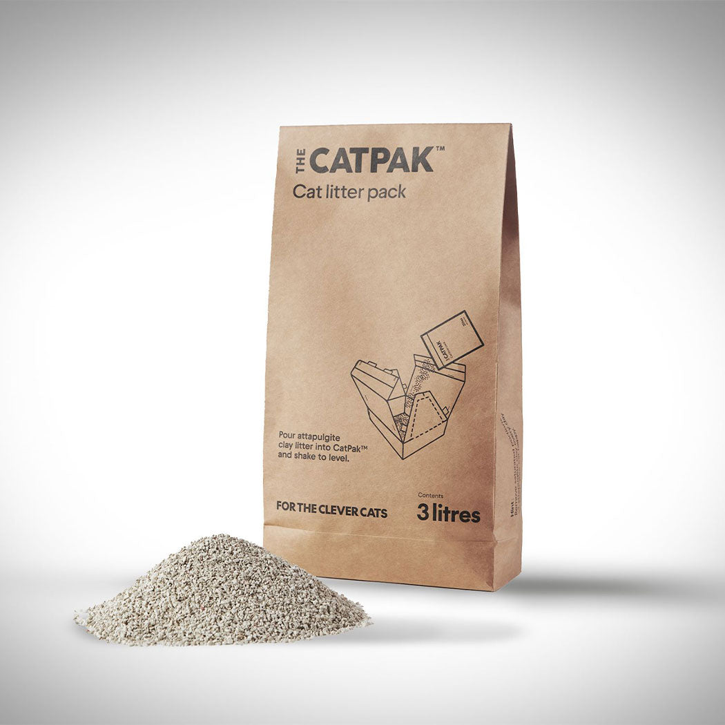 Portable Cat LItter Box 2x 3L Cat Litter 6Ltr With Box-1973194060583800835