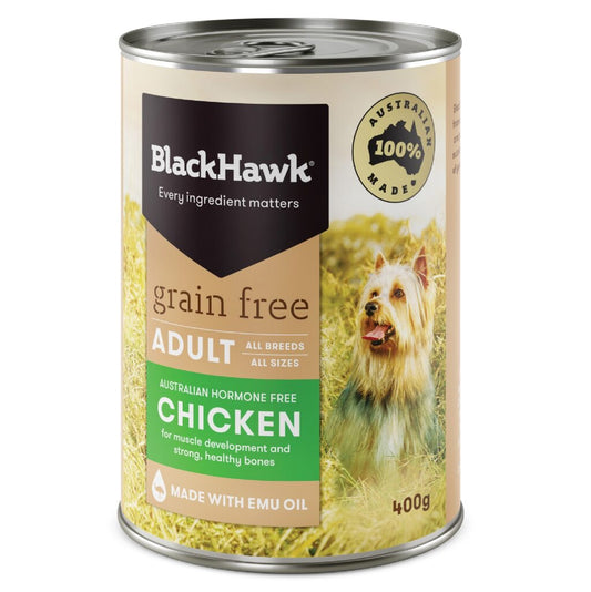 Black Hawk Dog Adult Grain Free Chicken Wet 400g