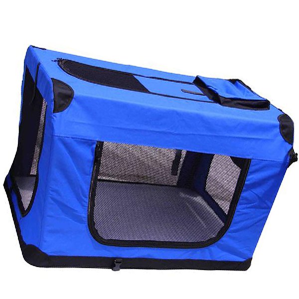 Soft Pet Crate Blue
