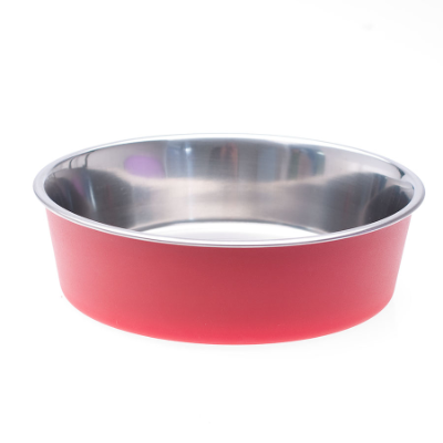 Stainless Steel Bowl Red  25CM BOWL