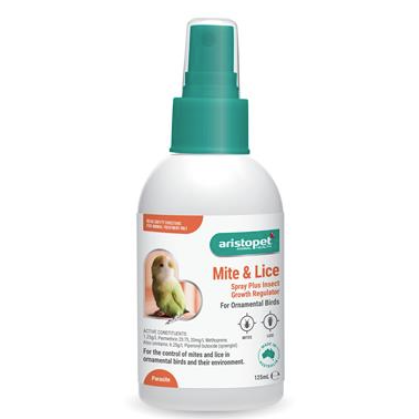 Aristopet Mite & Lice Spray Ornamental Birds 125 ml