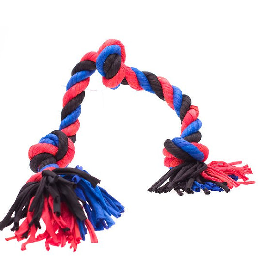 Rope Dog Chew Cloth And Rope Blue 90CM