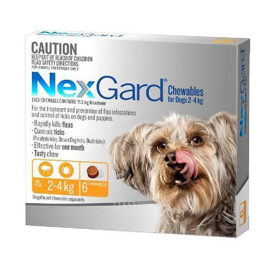 NexGard Chews For Dogs 2 -4 kg