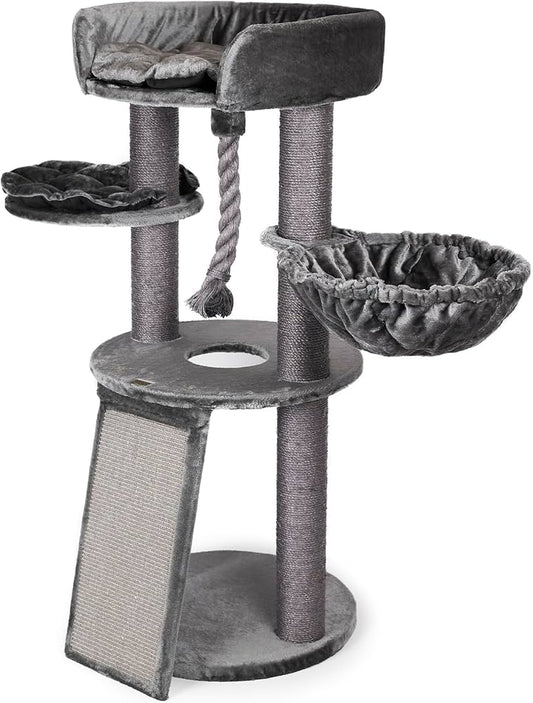 Kitty Scratch & Sleep Cat Pole - Charcoal