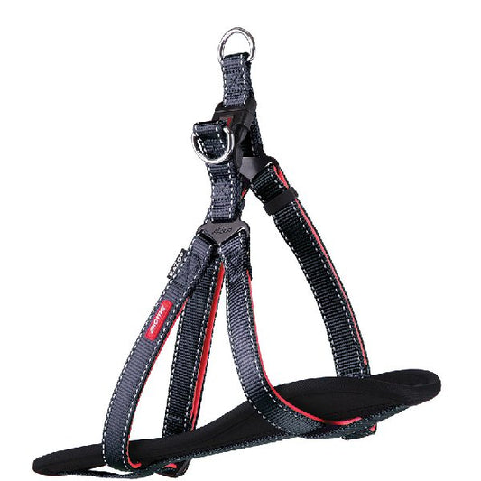 Active Nylon Walking Harness Slate And Orange Medium