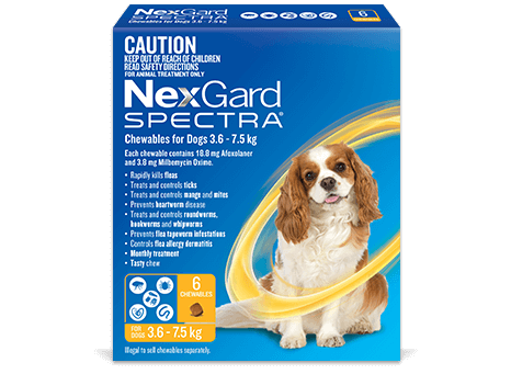 Nexgard Spectra 3.6>7.5kg