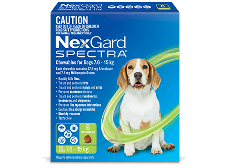 Nexgard Spectra 7.6>15kg