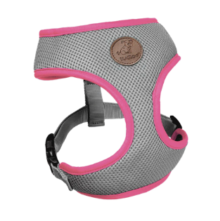 Active Soft Walking Harness Silver/Pink MEDIUM