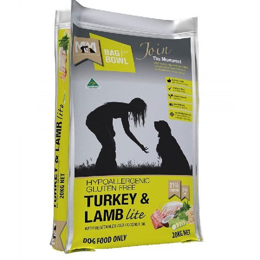 Meals For Mutts Dog Food Turkey Lamb Yellow 20KG