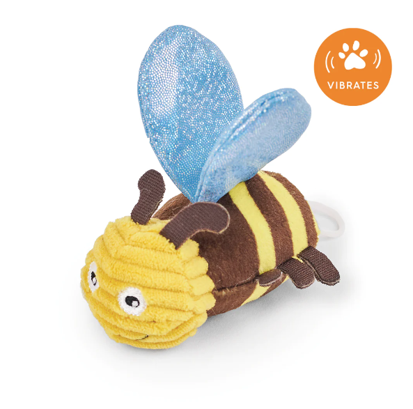 Buzzing Bee Cat Toy Kazoo 10x9x4cm