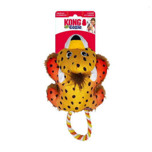 KONG Cozie Tuggz Cheetah  MED / LARGE