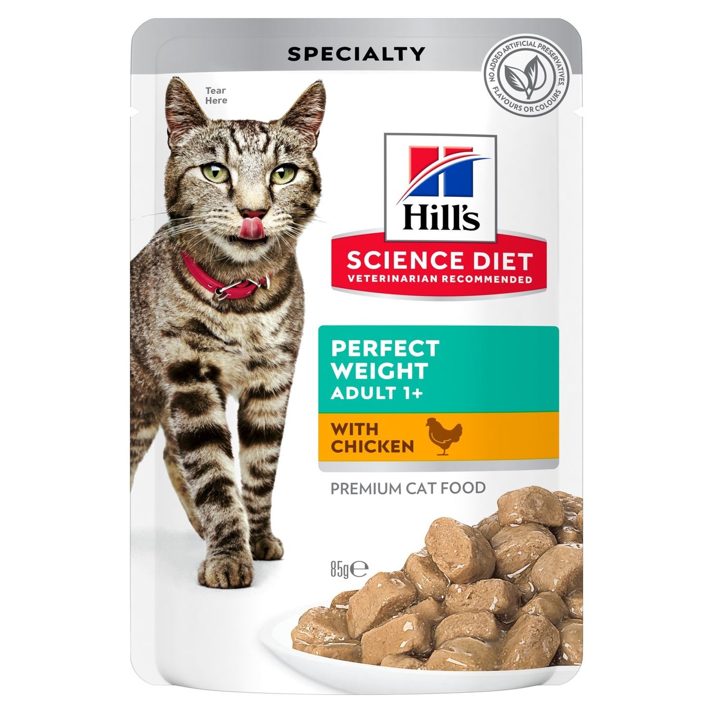 Hills Feline Pouch Perfect Weight Chicken 85g