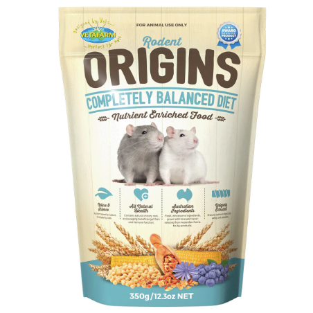 Vetafarm Rodent Origins 350g