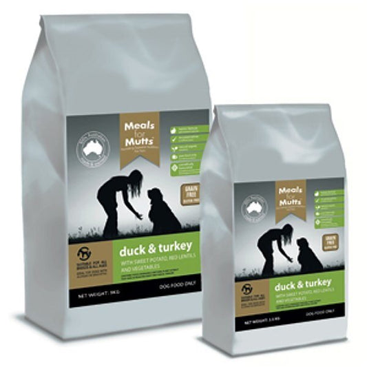 Meals For Mutts Adult Dog Duck & Turkey Green