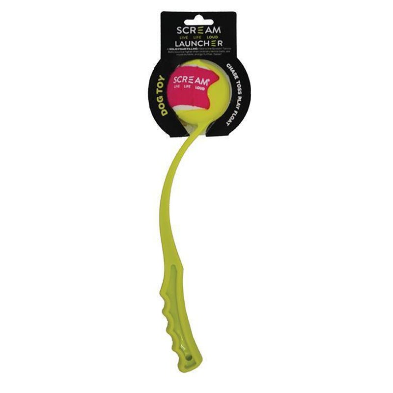 Scream Ball Launcher Loud Green 38cm