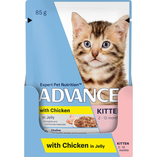 Advance Kitten Chicken in Jelly 85g Sachet