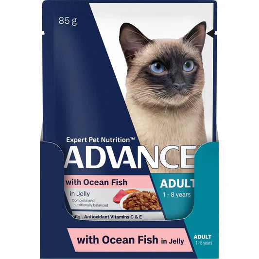 Advance Cat Wet Ocean Fish in Jelly 85g Pouch