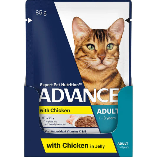 Advance Cat Wet Chicken in Jelly Pouch 85g
