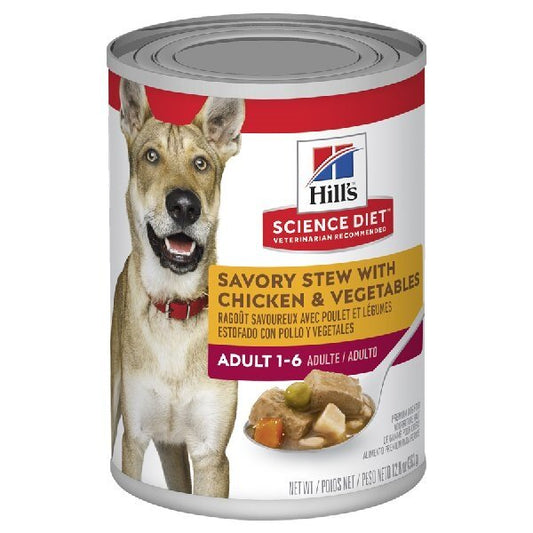 Hills Adult Savory Stew w/ Chicken & Vegetables 363g