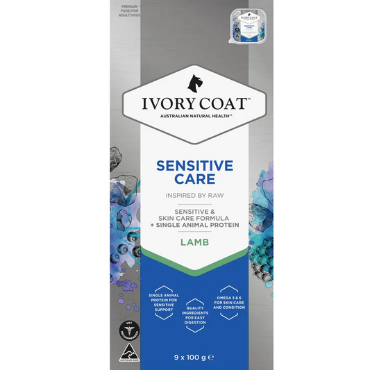 Ivory Coat Raw Health Dog Sensitive Skin Lamb Wet 100g