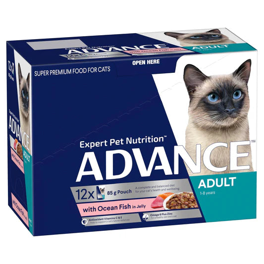 Advance Cat Wet Ocean Fish in Jelly 85g Pouch