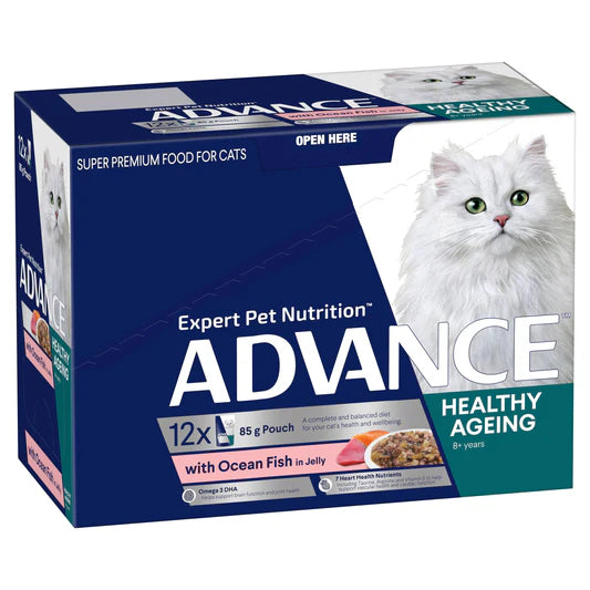 Advance Cat Healthy Ageing 8+ Ocean Fish in Jelly 85g