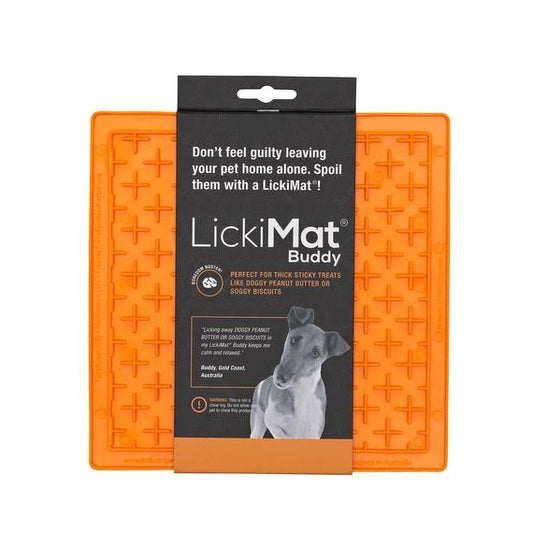 Lickimat Buddy for Dogs Orange