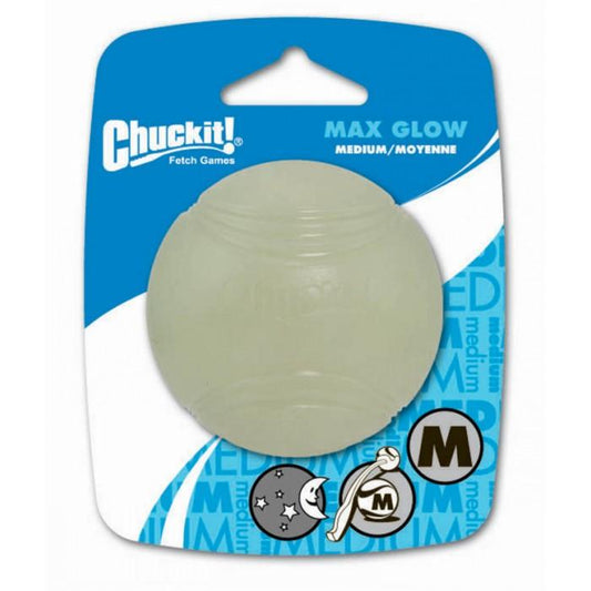 Chuckit! Max Glow Ball 2.5" (6cm) - 1 Pack MEDIUM
