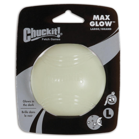 Chuckit! Max Glow Ball 3" (7.5cm) - 1 Pack LARGE