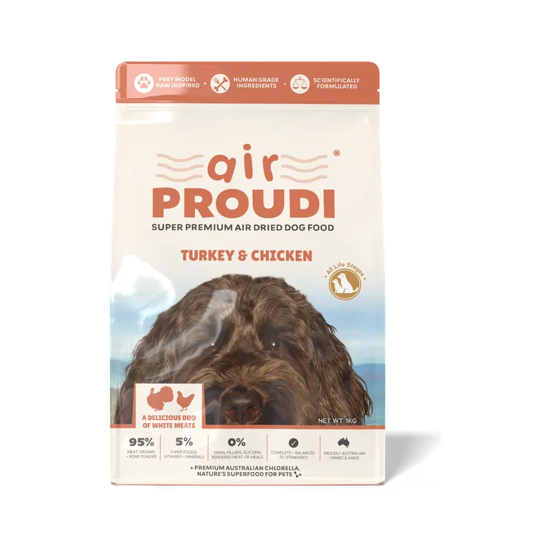 Air Proudi Turkey & Chicken For Dogs 400g