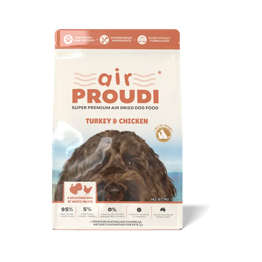 Air Proudi Turkey & Chicken For Dogs 400g