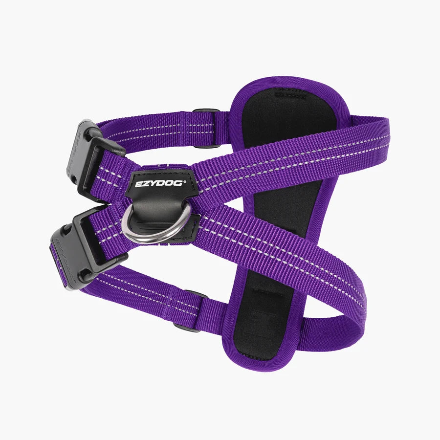 EzyDog Chest Plate Harness Purple Large
