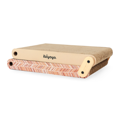 Ibiyay Fold-Out Cardboad Scratcher - Cinnamon