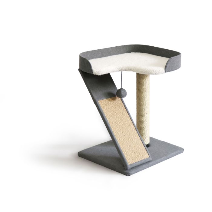 Furkidz Cat Scratch Post Click Fit with Scratch Ramp 40 x 47 x 58cm