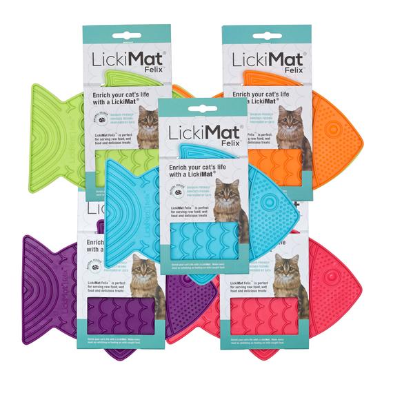 Lickimat Felix For Cats Green