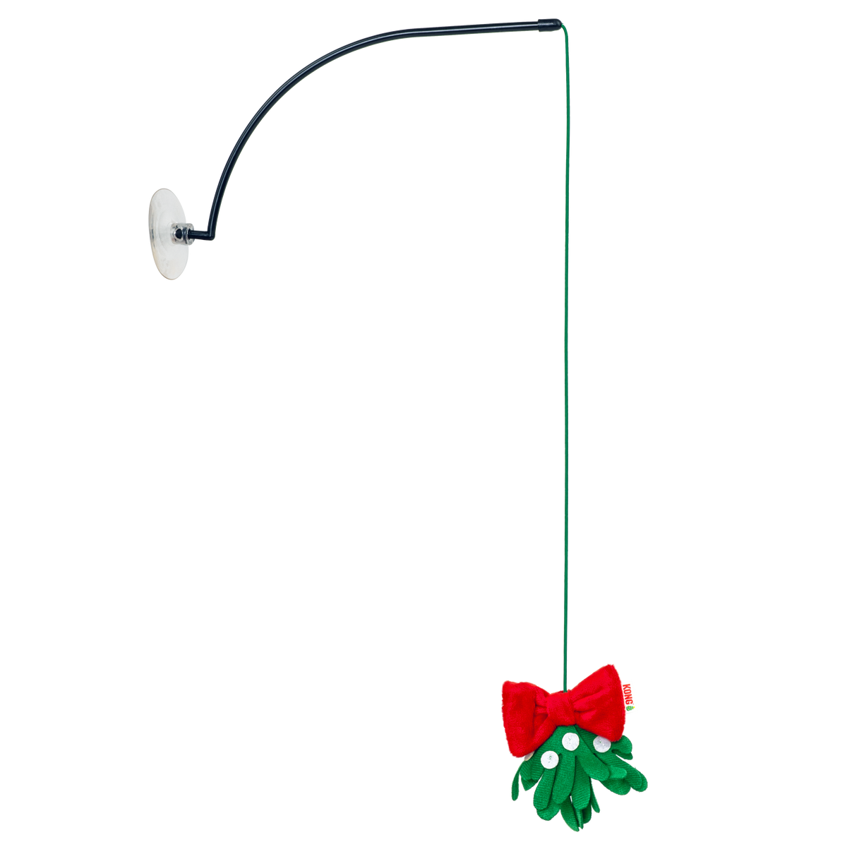 KONG Holiday Connects Window Mistletoe Cat Teaser Toy
