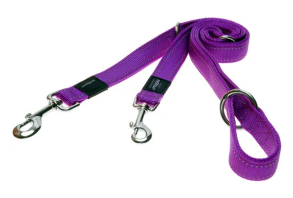 Rogz Fanbelt Multipurpose Lead Purple