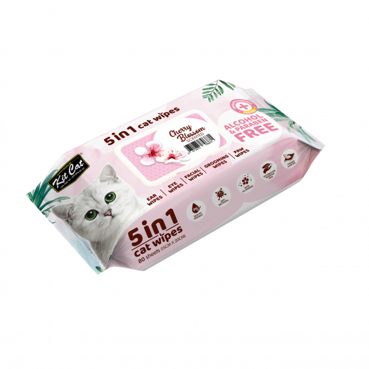 Kit Cat Wipes Cherry Blossom 80 pack