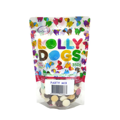 Lolly Dogs Party Mix Drops 350g