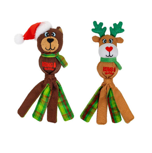 KONG Holiday Wubba Assorted Small