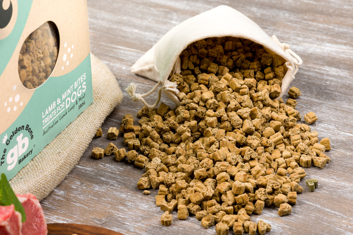 Golden Bone Lamb & Mint Bites Lamb, Oats & Mint 280g