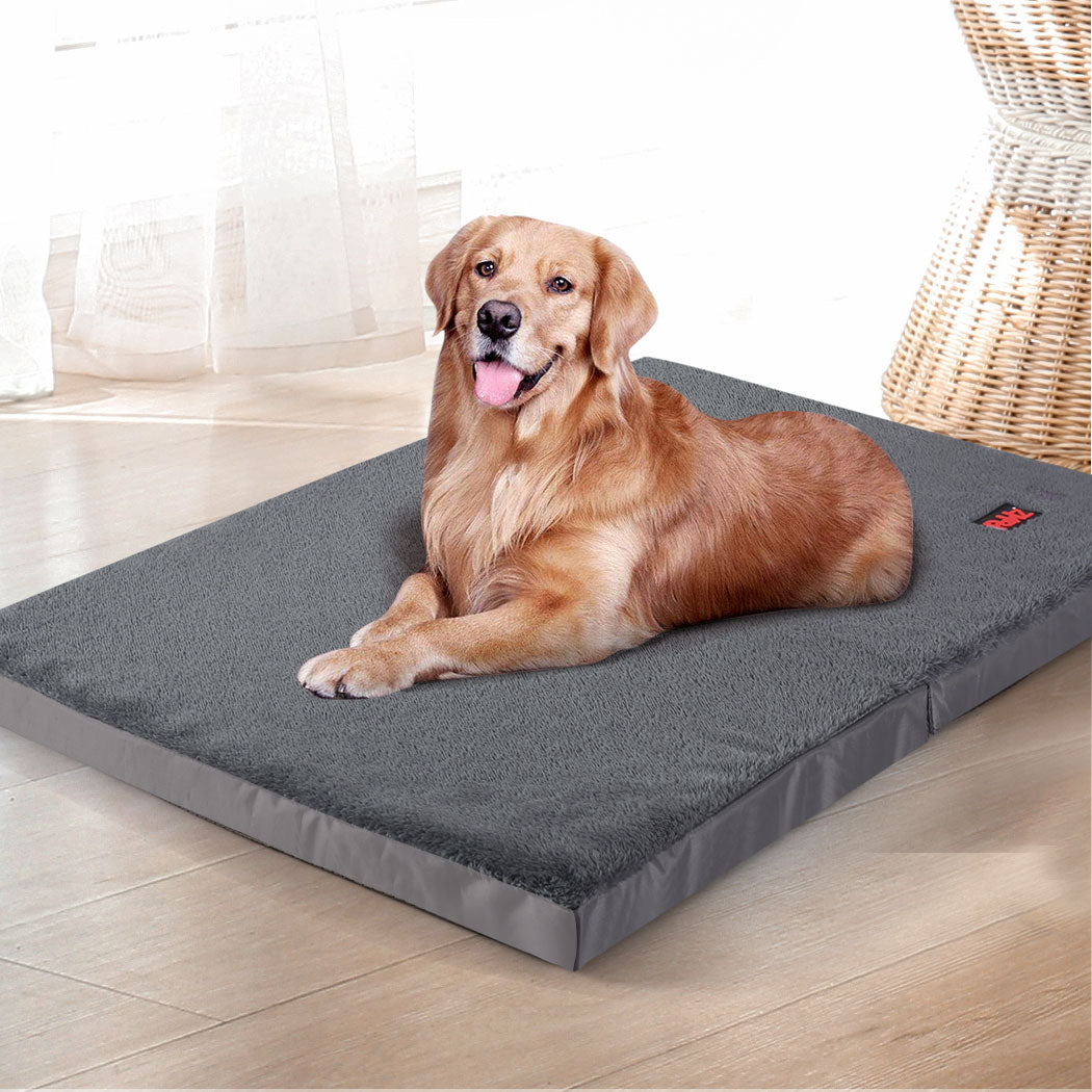 PaWz Pet Bed Foldable Dog Puppy Beds Grey XX-Large-1975420469972701190