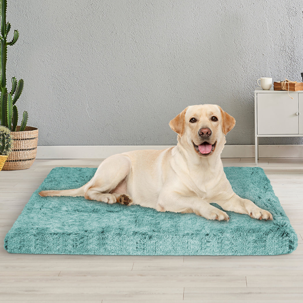 PaWz Dog Mat Pet Calming Bed Memory L Green Large-1973193659503480838