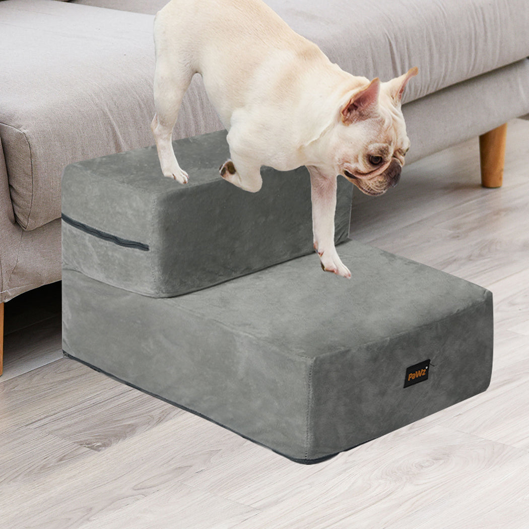 PaWz Pet Stairs 2 Step Ramp Portable Small-1973193624854335494