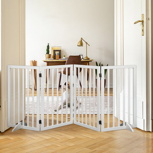 PaWz Wooden Pet Gate Dog Fence Safety White 800x 3MM-1975420452033662982