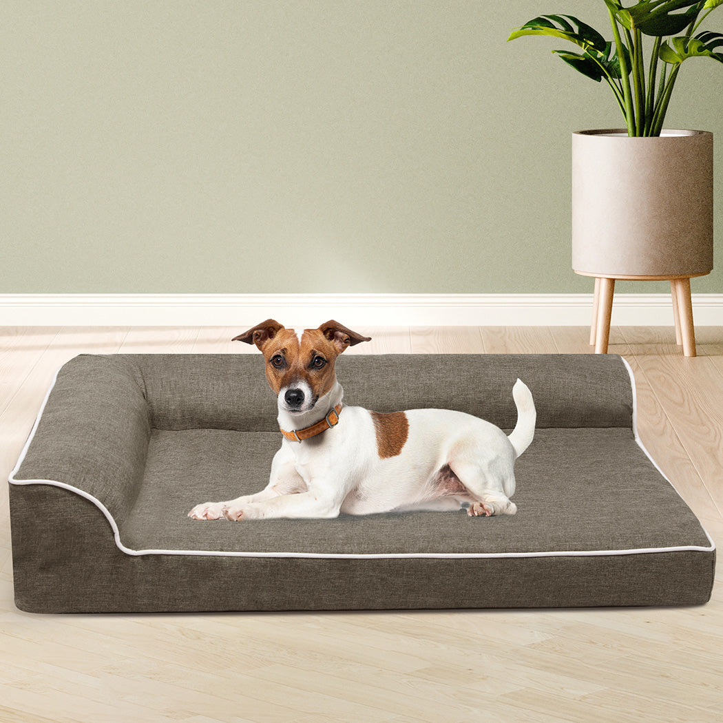 Pawz Orthopedic Dog Bed L Coffee-1975420324510044166