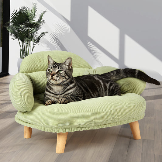 Pawz Elevated Pet Dog Cat Sofa Bed Couch XL Size Green-1973193512186941446