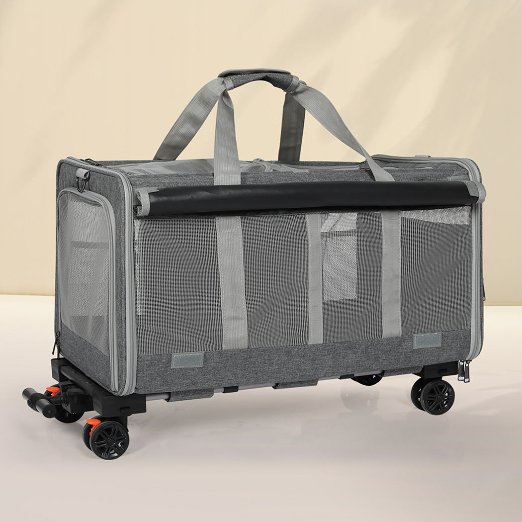 Pawz Pet Carrier 4 Wheel Portable Rolling Foldable-1975420341769605126