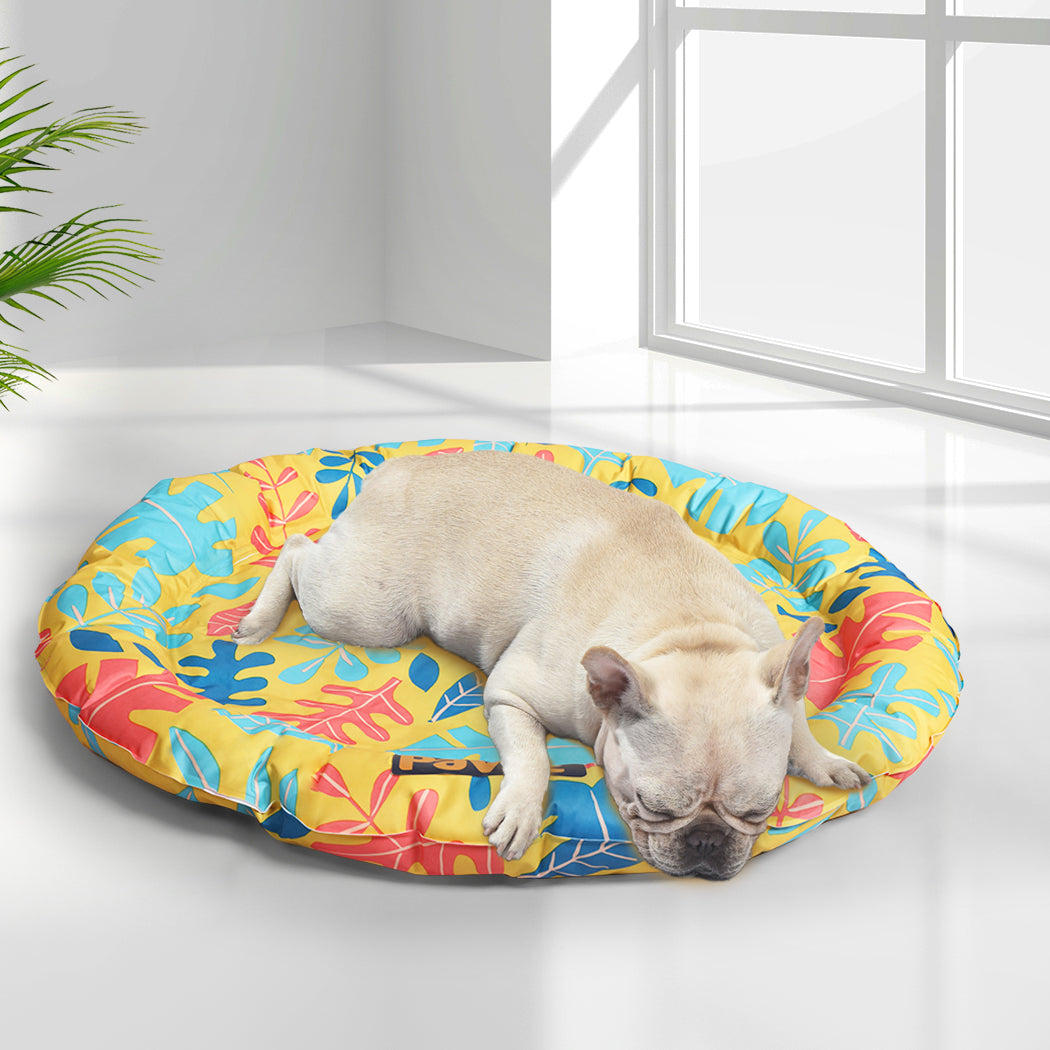 PaWz Pet Cool Gel Mat Cat Bed Dog Bolster L Large-1973193648455684102