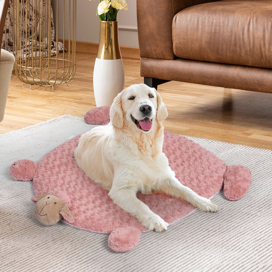 PaWz Pet Bed Cat Calming Beds Dog Squeaky L Pink Large-1975420449634521094